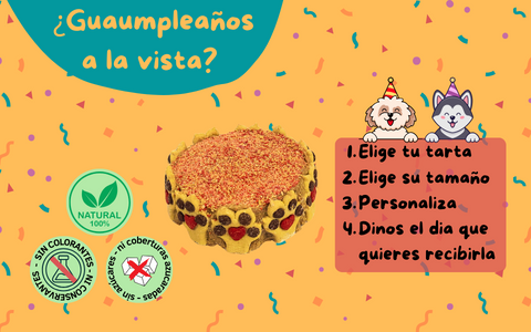 Tartas para perros anuncio