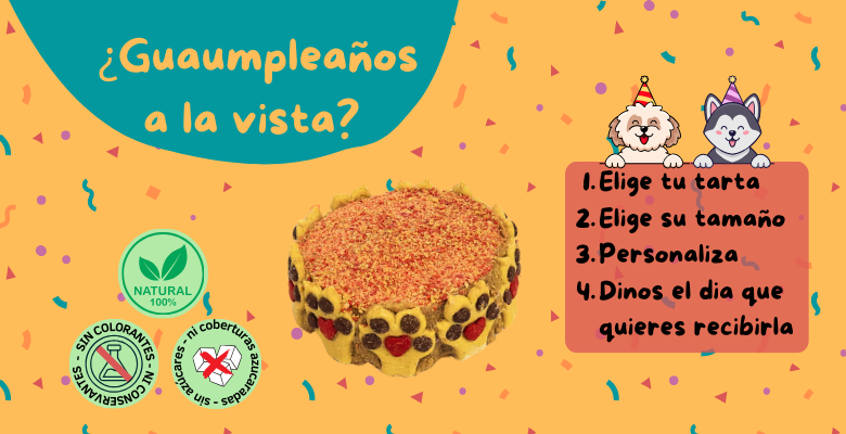 Tartas para perros anuncio