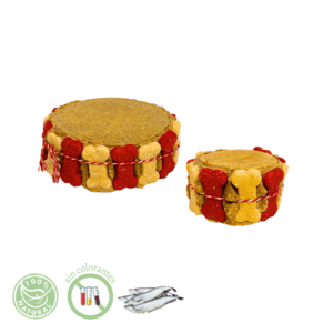 Tarta canina de pescado