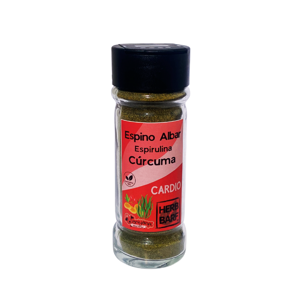 Suplemento Cardio - Espino y Curcuma para perros(60g)